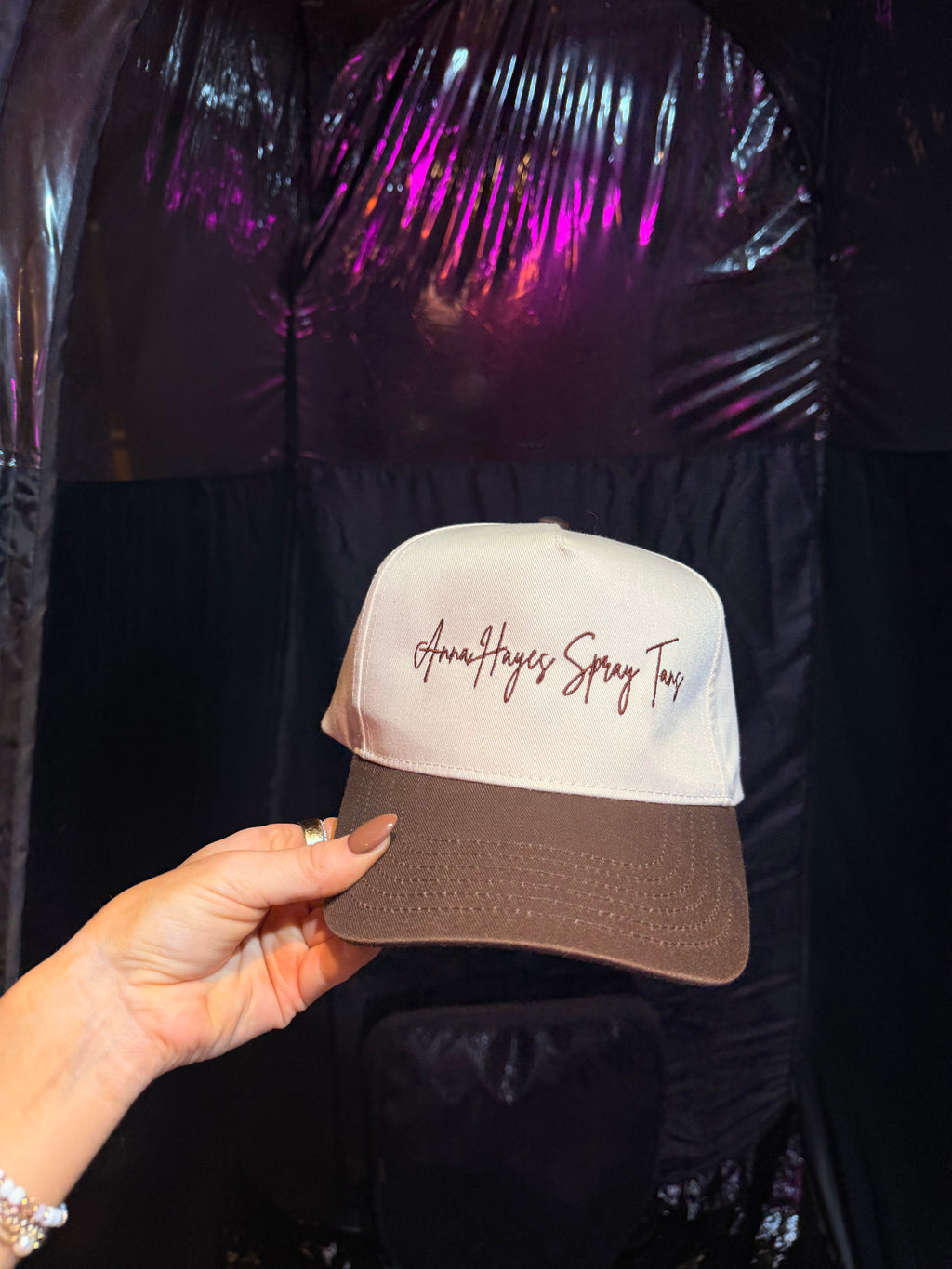 Anna Hayes Spray Tans Trucker Hat